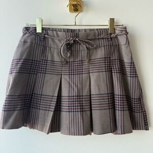 Hollister Plaid Mini Skirt